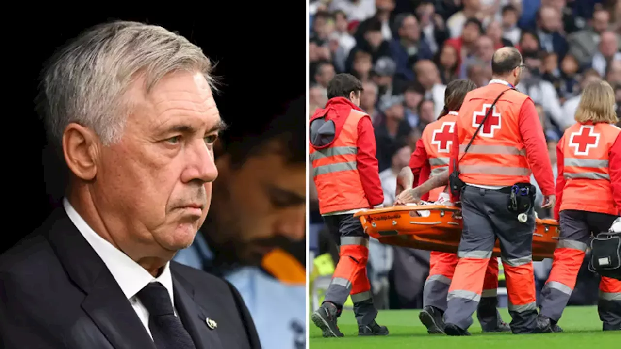 Real Madrid star stretchered off with injury that could ruin their season