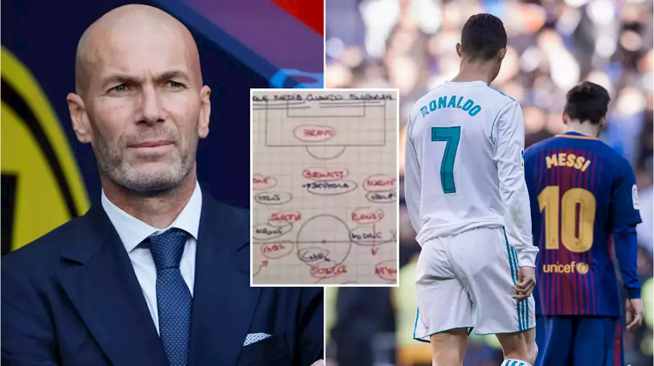 Zinedine Zidane Real Madrid secret emerges from El Clasico victory against Barcelona