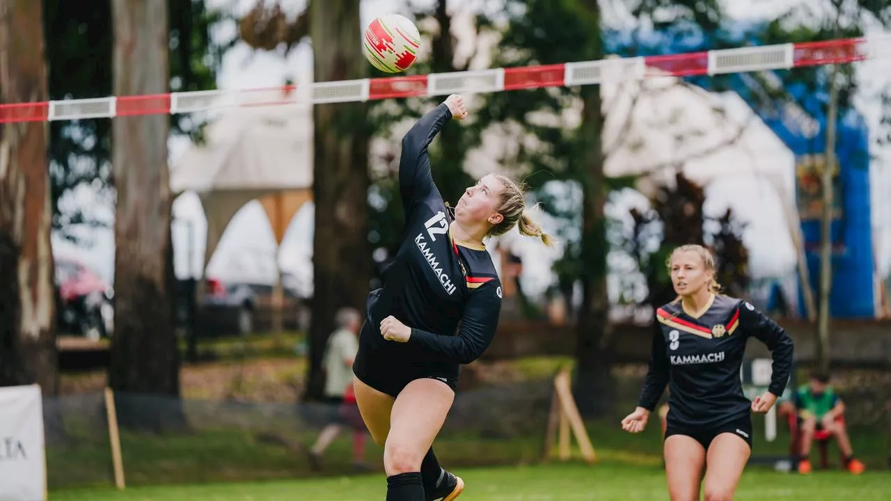 Deutsche Faustballerinnen siegen auch gegen Namibia