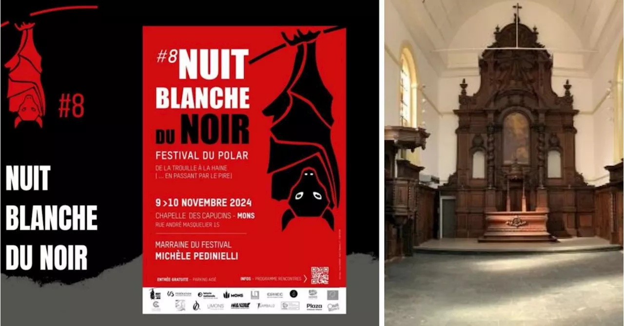 Le festival littéraire « Nuit blanche du noir » revient à Mons ces 9 et 10 novembre