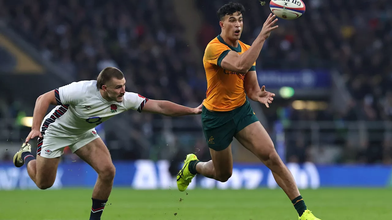 Australia star had never played professional rugby union before man-of-the-match display against England...