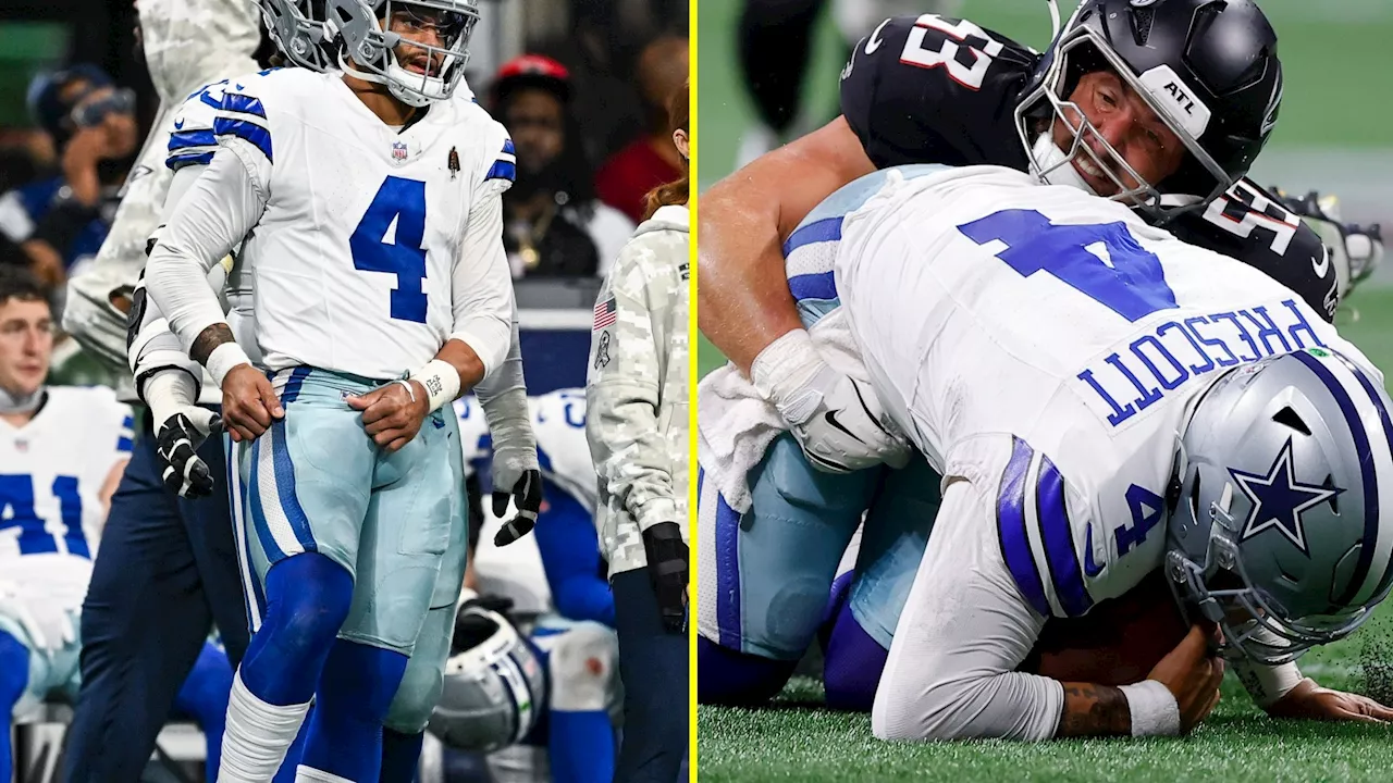 – Gruesome injury brings down highest-paid player in NFL history as confused Dallas Cowbo...