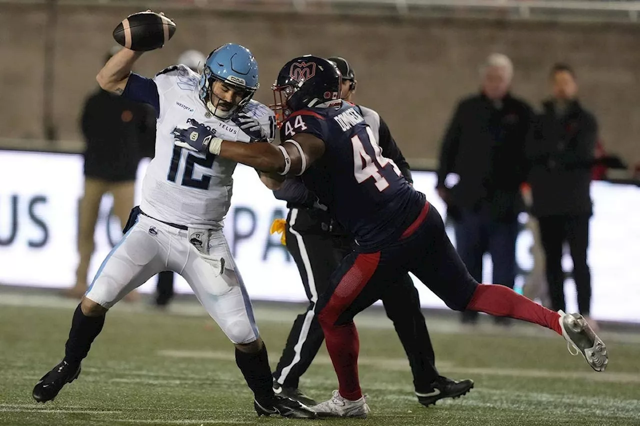 Argonauts upset Alouettes in East final, advance to Grey Cup