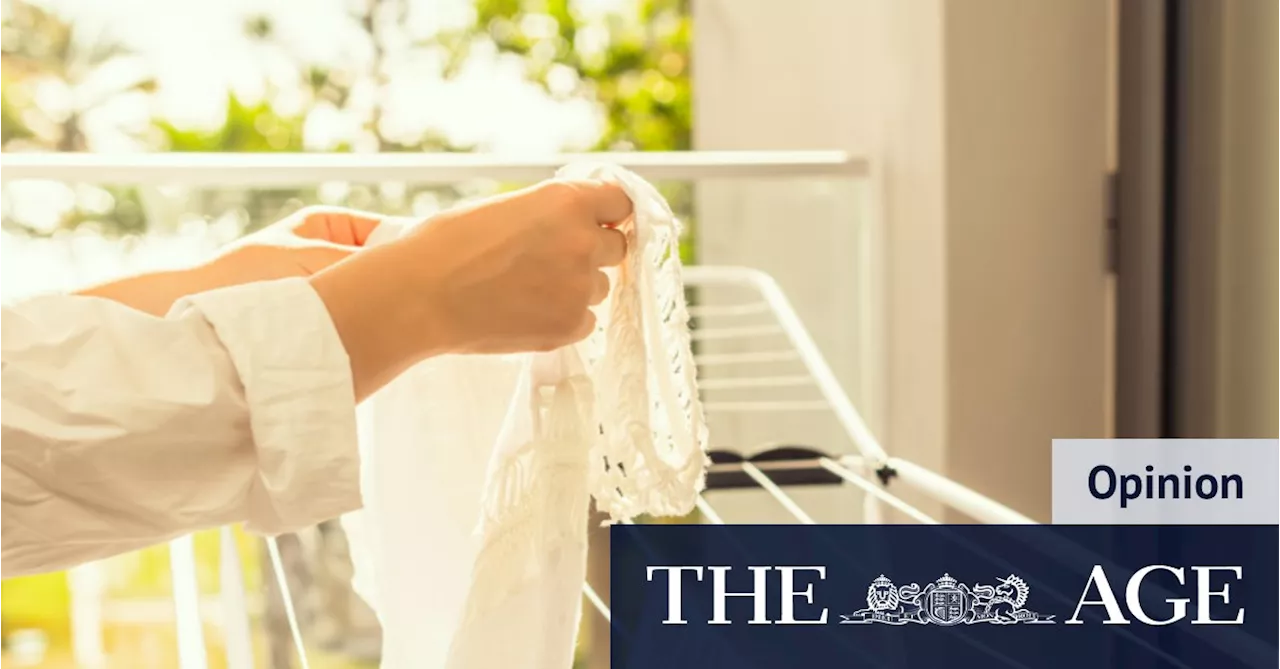 In our block of flats, the majority was hung out to dry