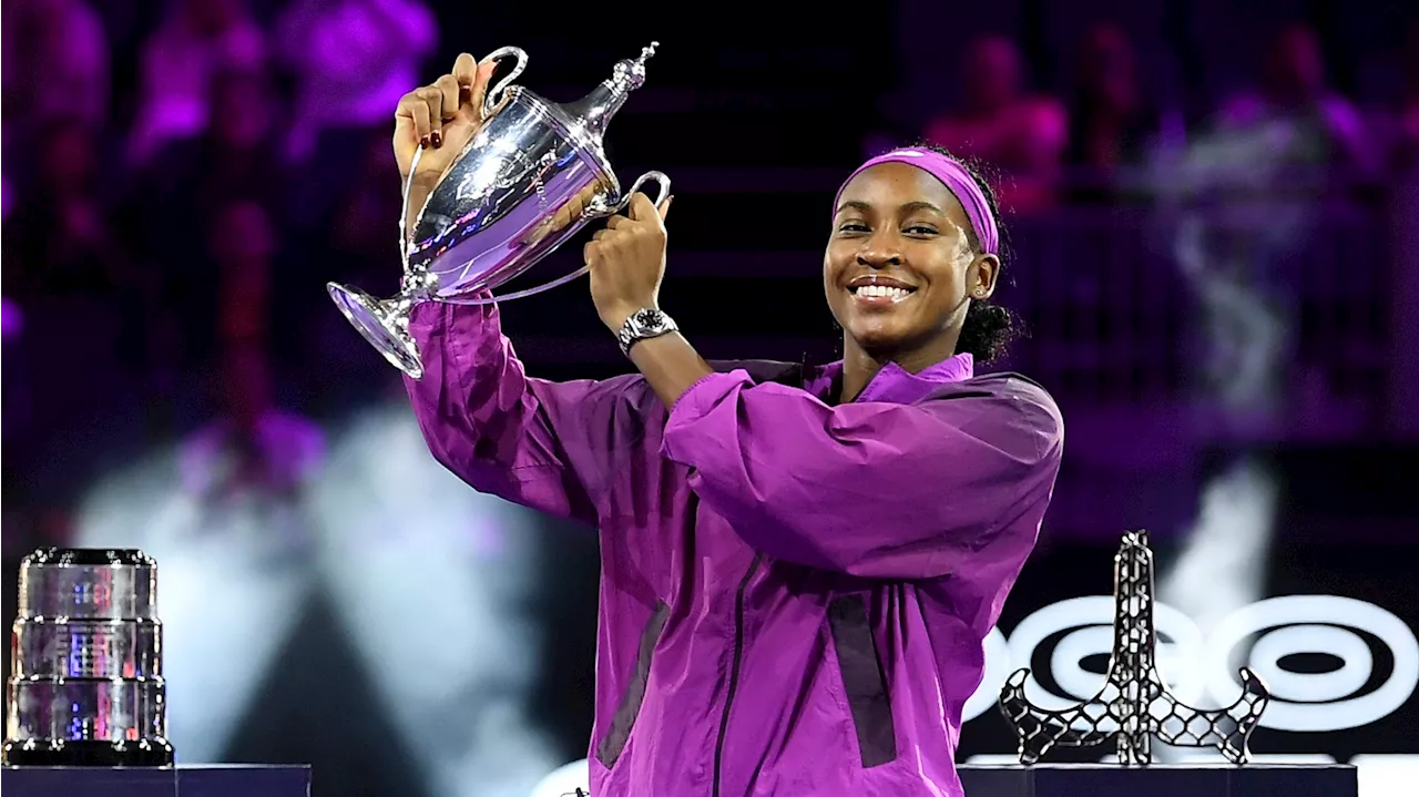 Gauff captures WTA Finals for first time with rally victory over Qinwen