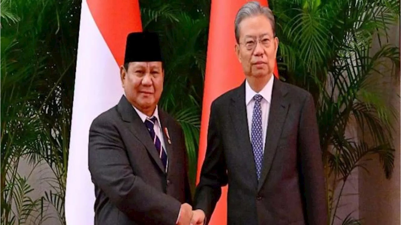 Bertemu Zhao Leji, Presiden Prabowo Tegaskan Komitmen Tingkatkan Hubungan Indonesia-Tiongkok