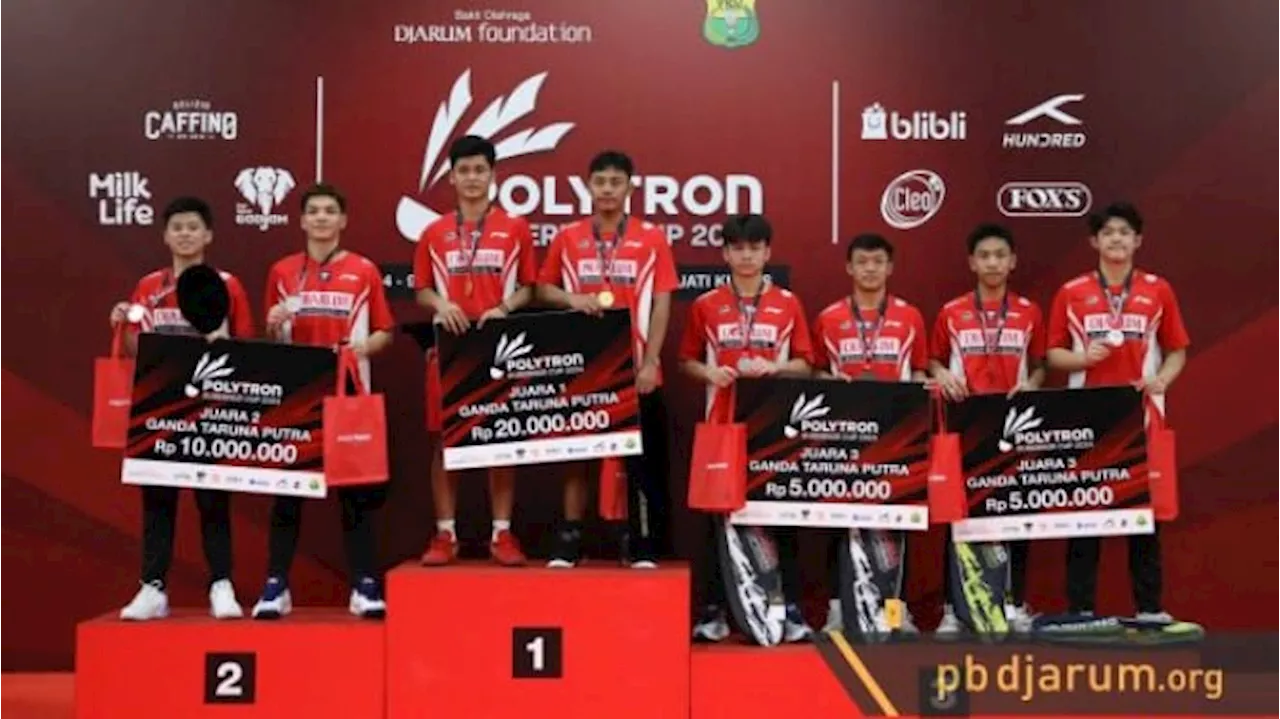 Pertahankan Gelar Juara Umum, PB Djarum Borong 16 Emas di Gubernur Cup 2024