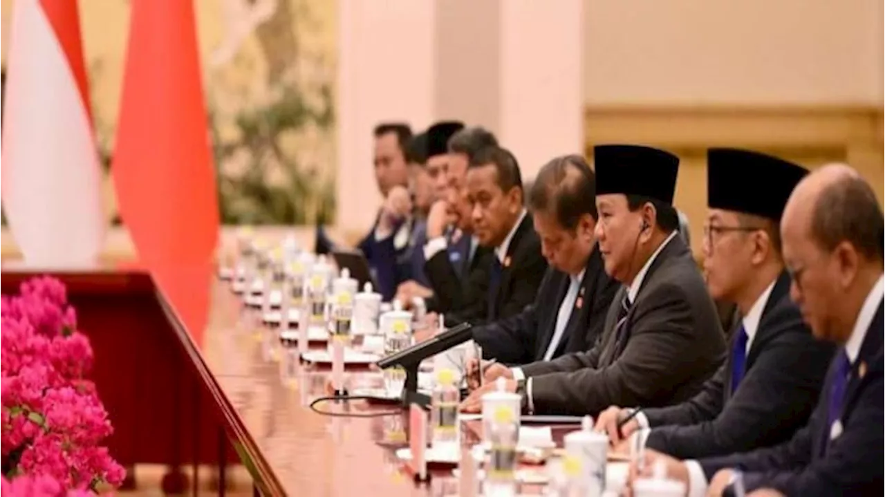 Prabowo Ungkap Perusahaan Indonesia Kontrak dengan Korporasi China, Nilainya USD 10 Miliar