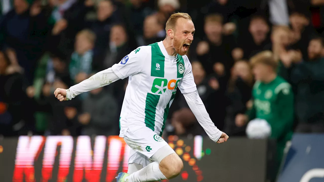 FC Groningen beëindigt dramatische reeks in eerste duel Steijn sinds terugkeer bij Sparta