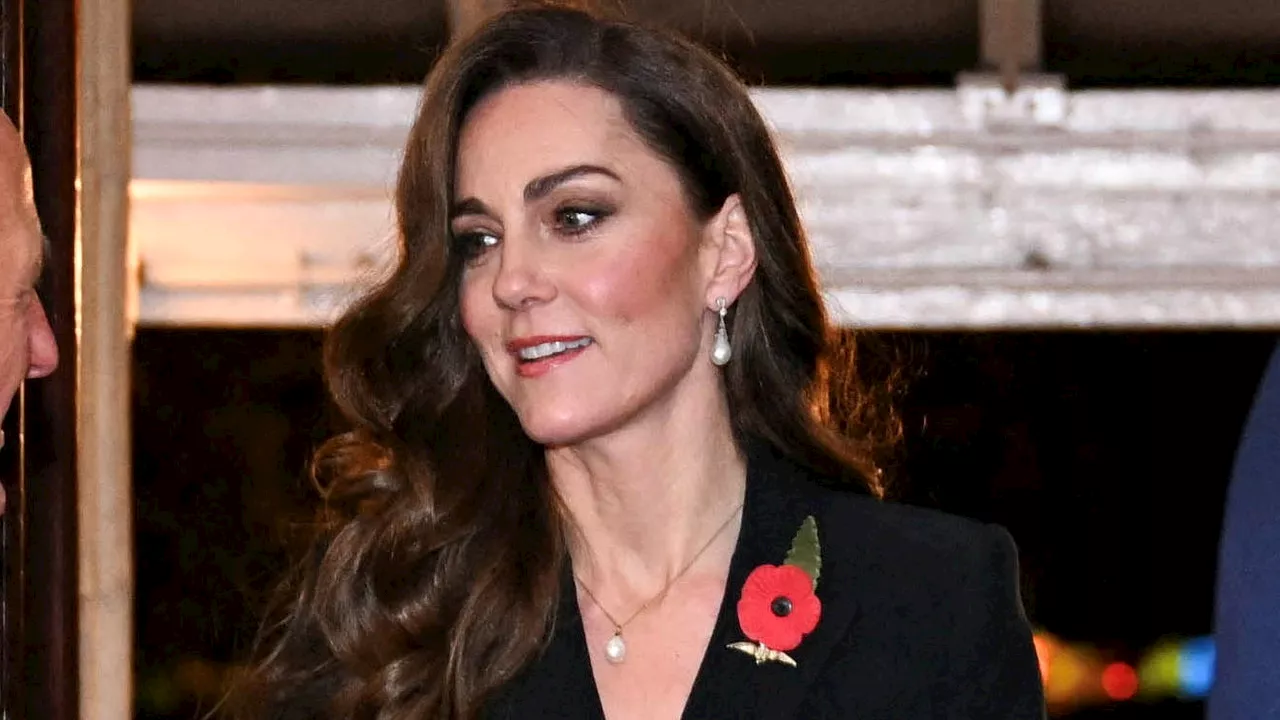 Kate Middleton Returns to the Spotlight in a Sleek Black Coat Dress