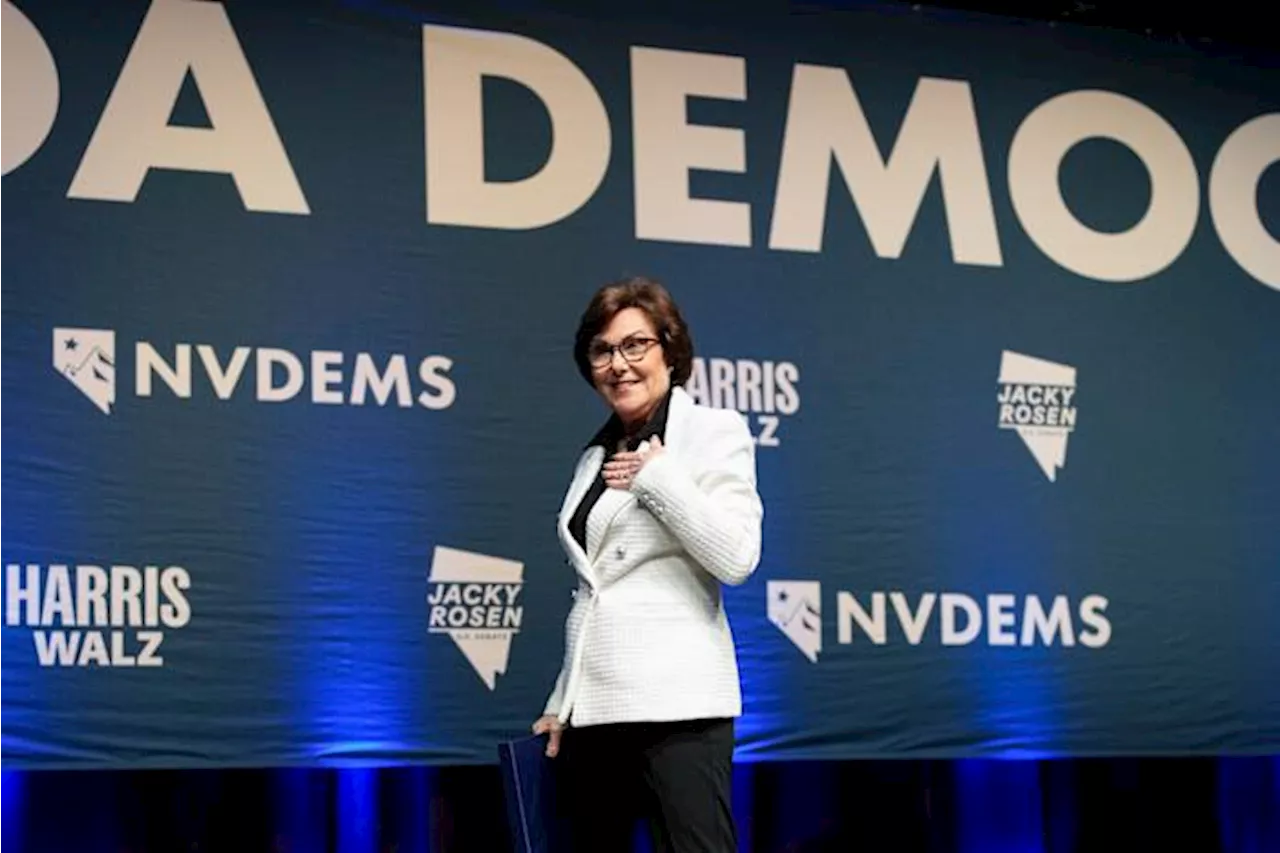 Democratic US Sen. Jacky Rosen is reelected in Nevada, securing battleground seat