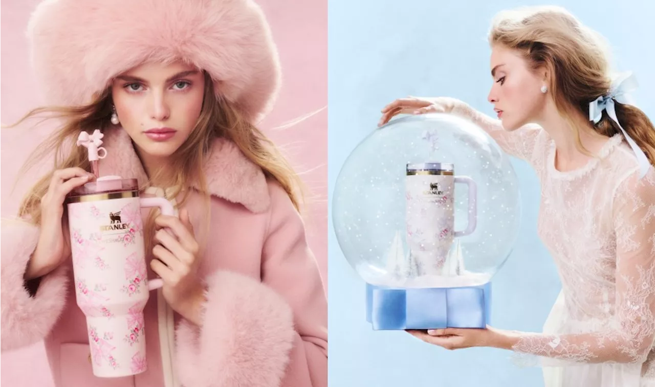 LoveShackFancy Teams Up With Stanley for a Festive Limited-edition Holiday Tumbler Collection Featuring Vintage-inspired Patterns