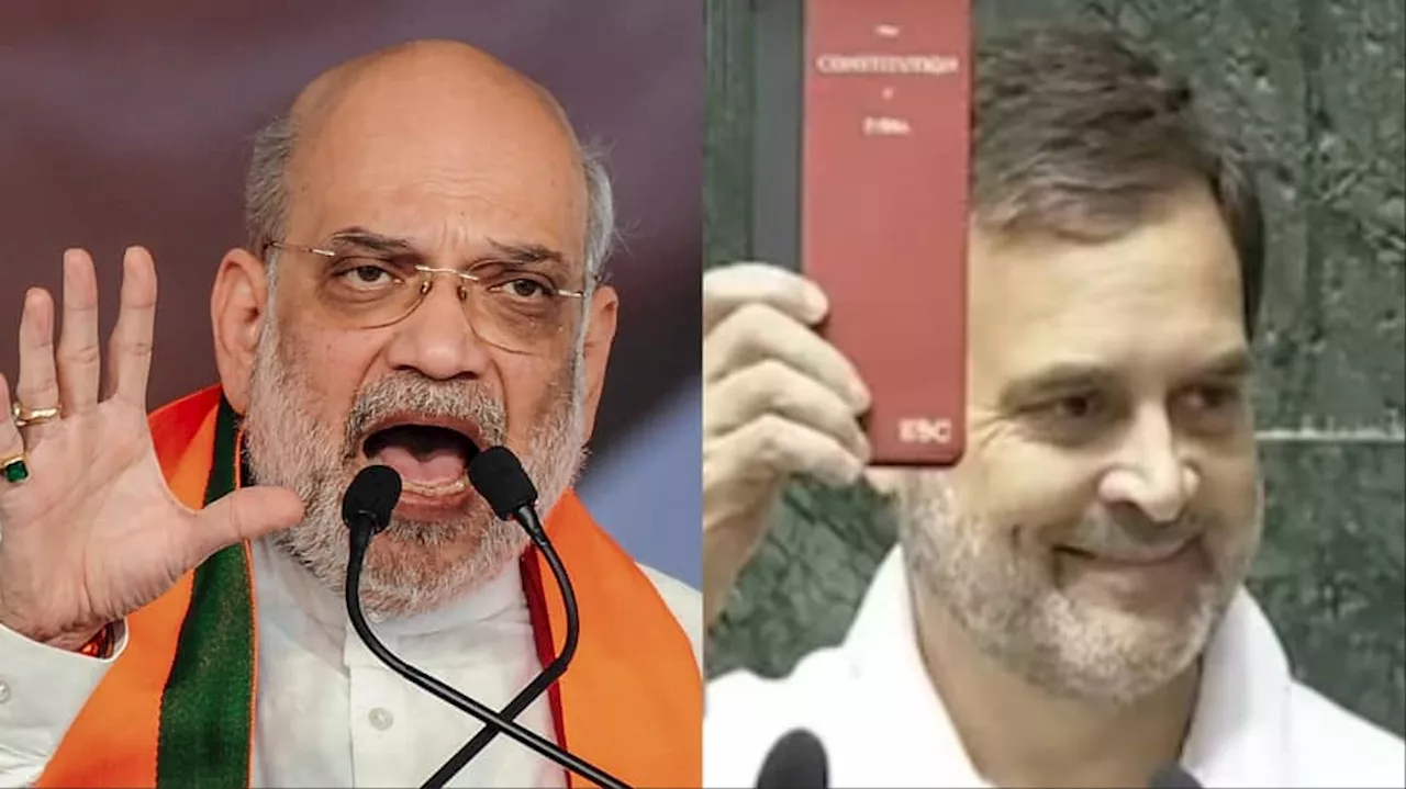 Don’t Make Mockery Of It: Amit Shah Rains Fire On Rahul Gandhi Over Fake Copy Of Constitution