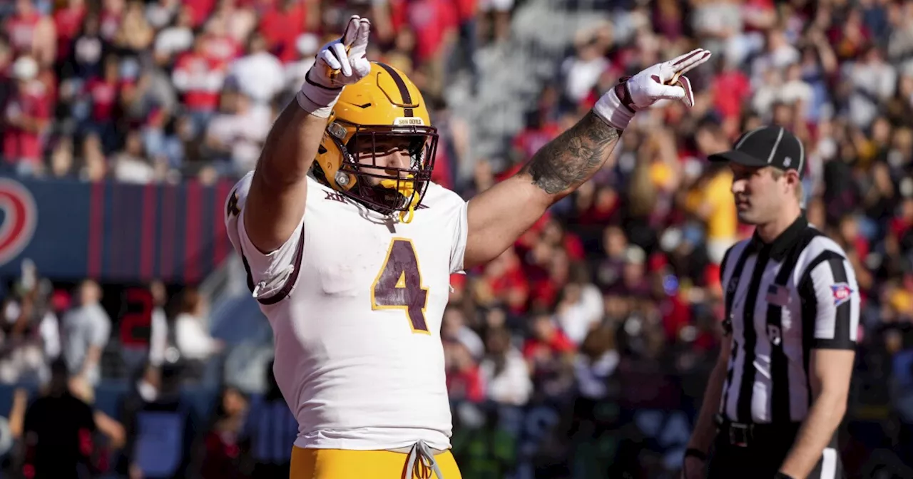 Arizona State blows out rival Arizona 49-7 for potential spot in Big 12 championship