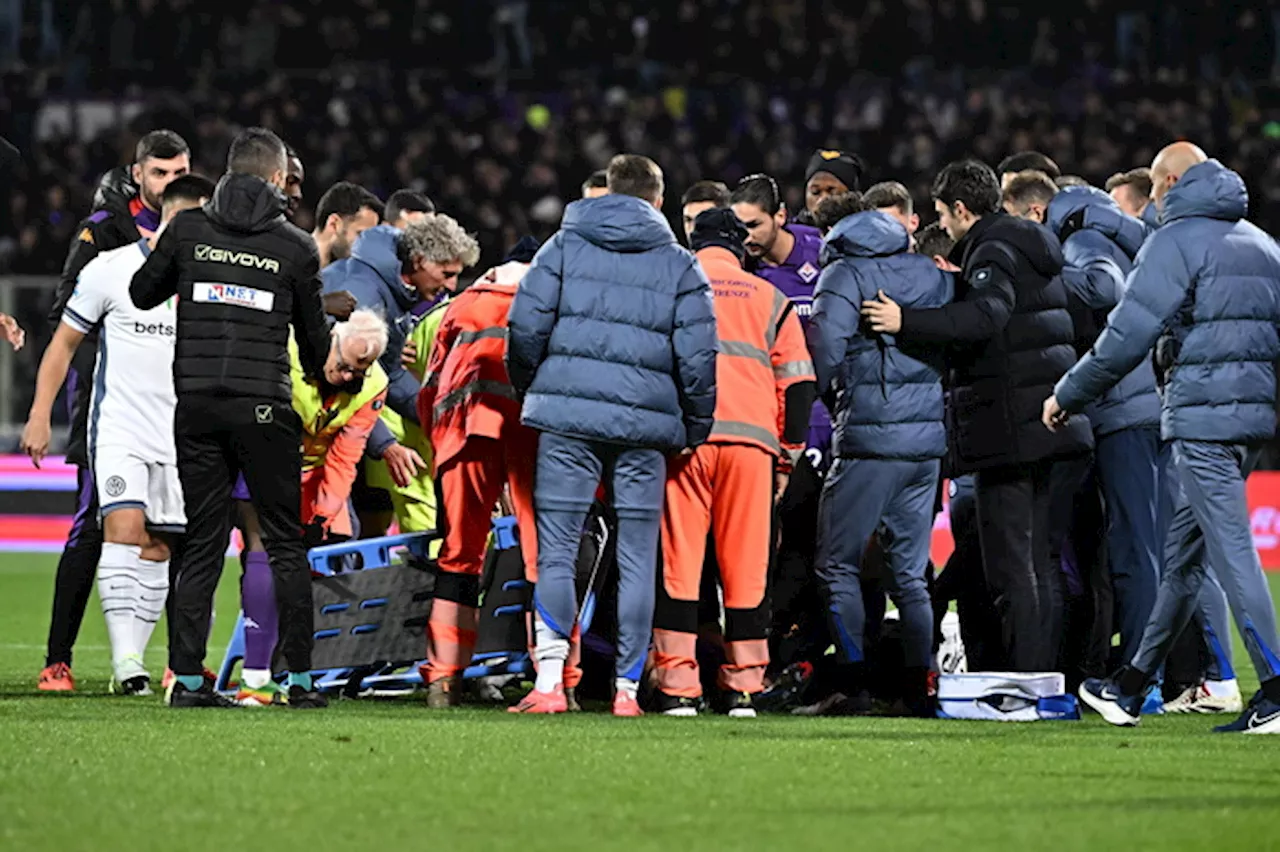 Malore in campo per Bove. Calciatore trasportato in ospedale, è cosciente DiRETTA