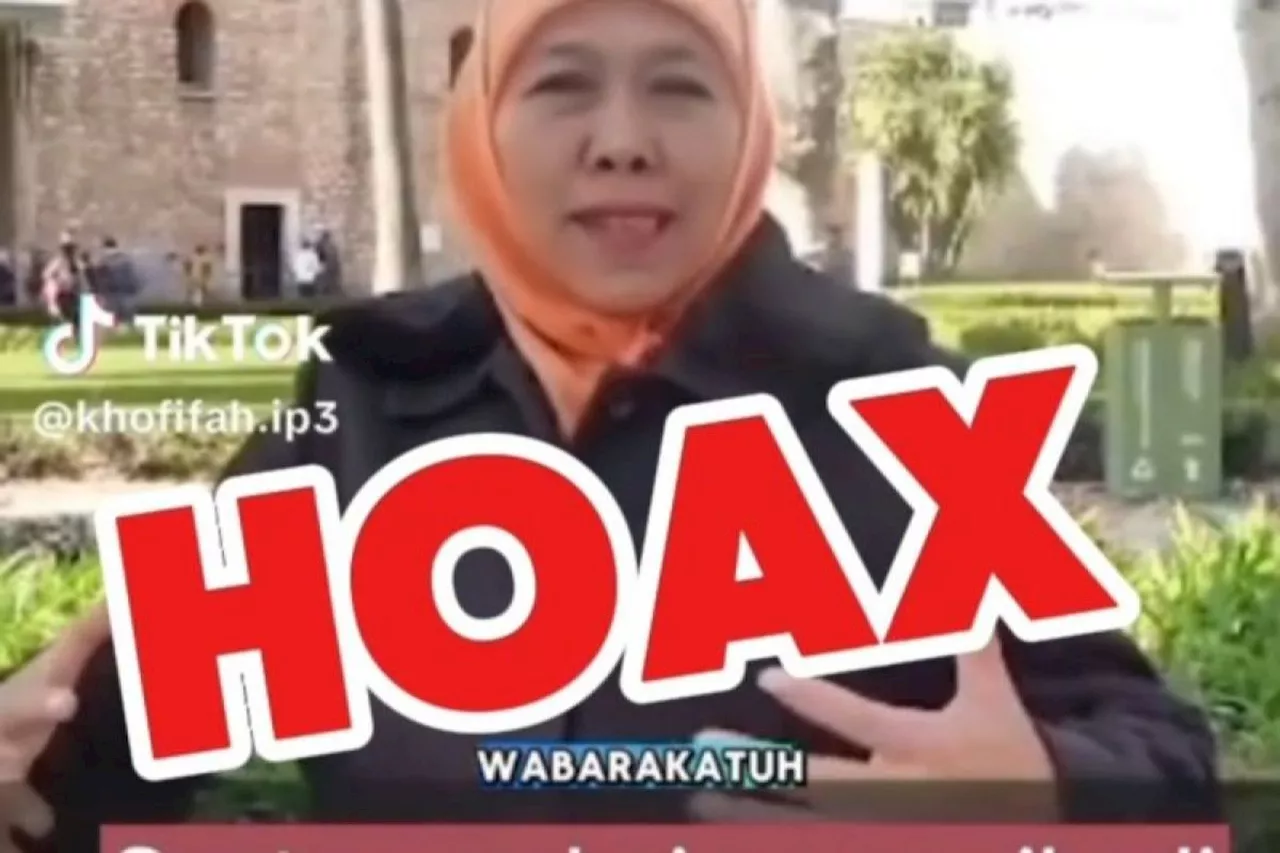 Khofifah Menegaskan Hoaks Video TikTok Sebagai Pencalon Gubernur