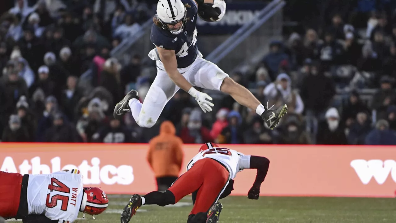 No. 4 Penn State overcomes slow start to beat Maryland 44-7 and advance to Big Ten title game