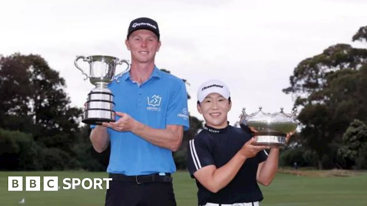 Australian Open: Ryggs Johnston and Shin Ji-yai win men's and women's titles