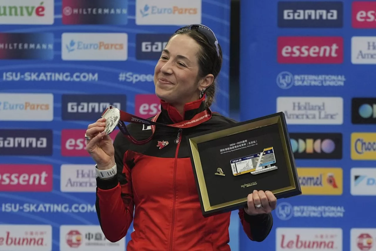 Valerie Maltais Wins Silver at Beijing World Cup Speed Skating