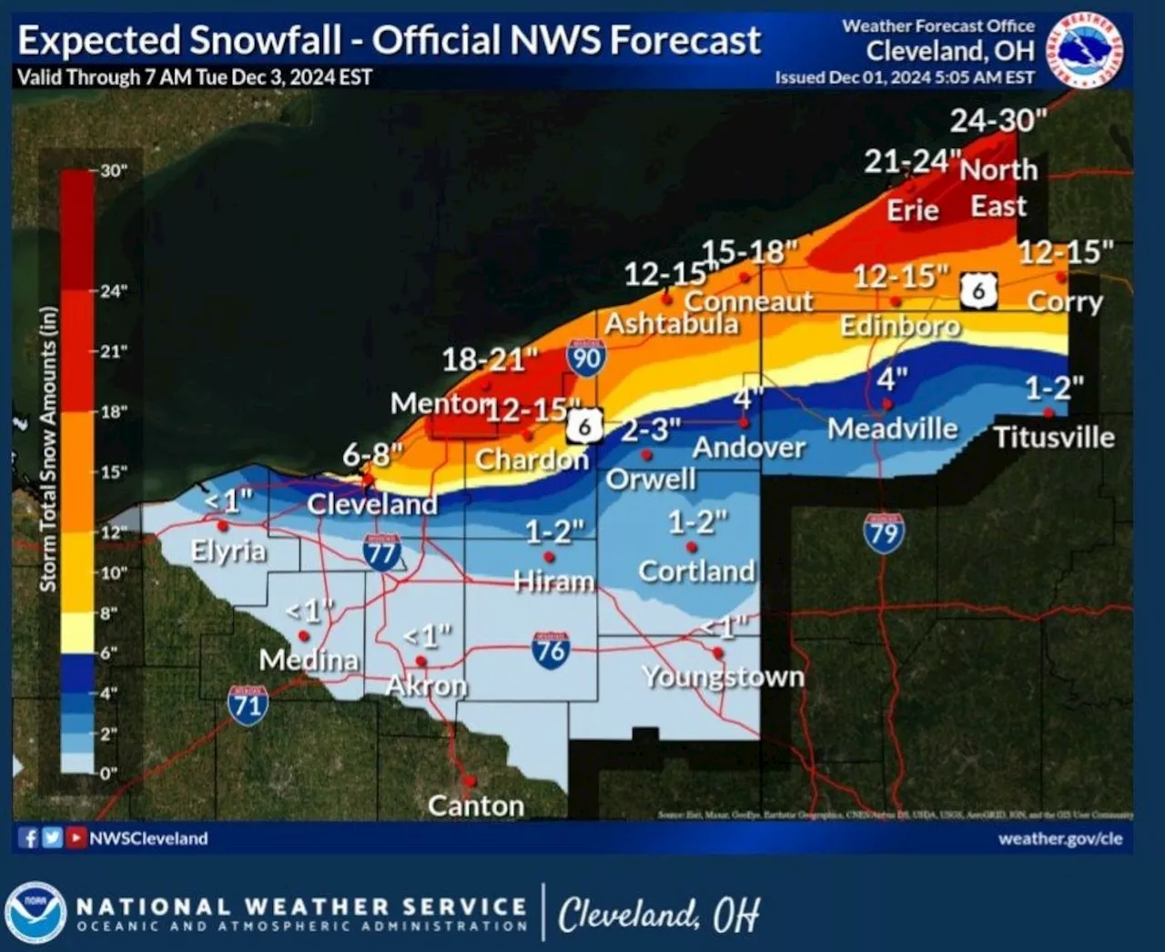 Persistent snow and cold: Heavy snow may make Monday’s commute tricky