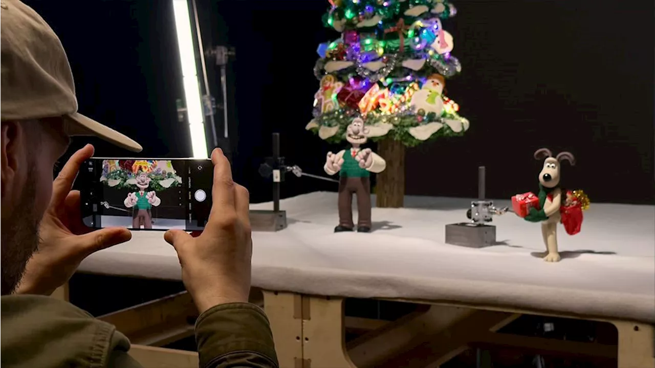 Apple HQ's towering Wallace and Gromit animation was shot on an iPhone