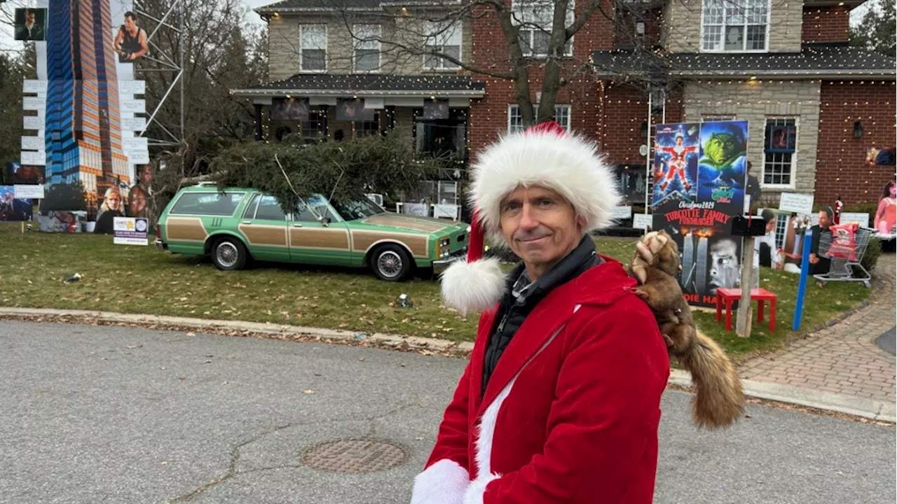 Turcotte Family's Movie-Themed Christmas Lights Raise Money for Charity