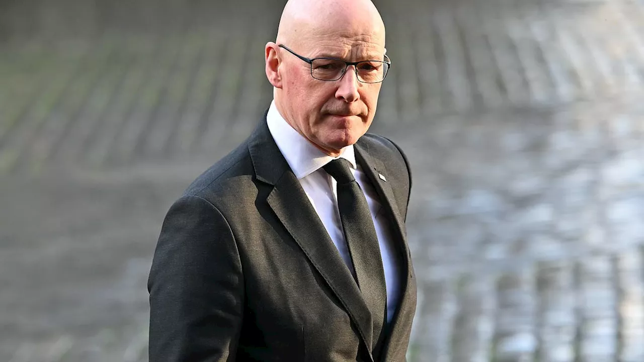 Scots Boo First Minister John Swinney at Alex Salmond's Memorial Service