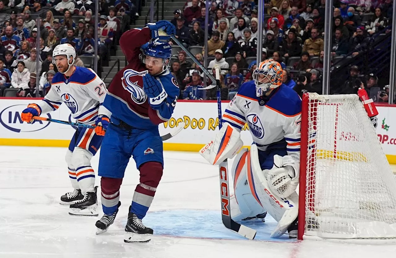 Avalanche offense can’t solve Stuart Skinner, Oilers in second straight loss