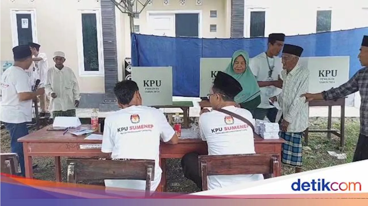 Ini Hasil Coblosan Ulang Khusus Pilbup Sumenep di TPS 04 Desa Batuampar