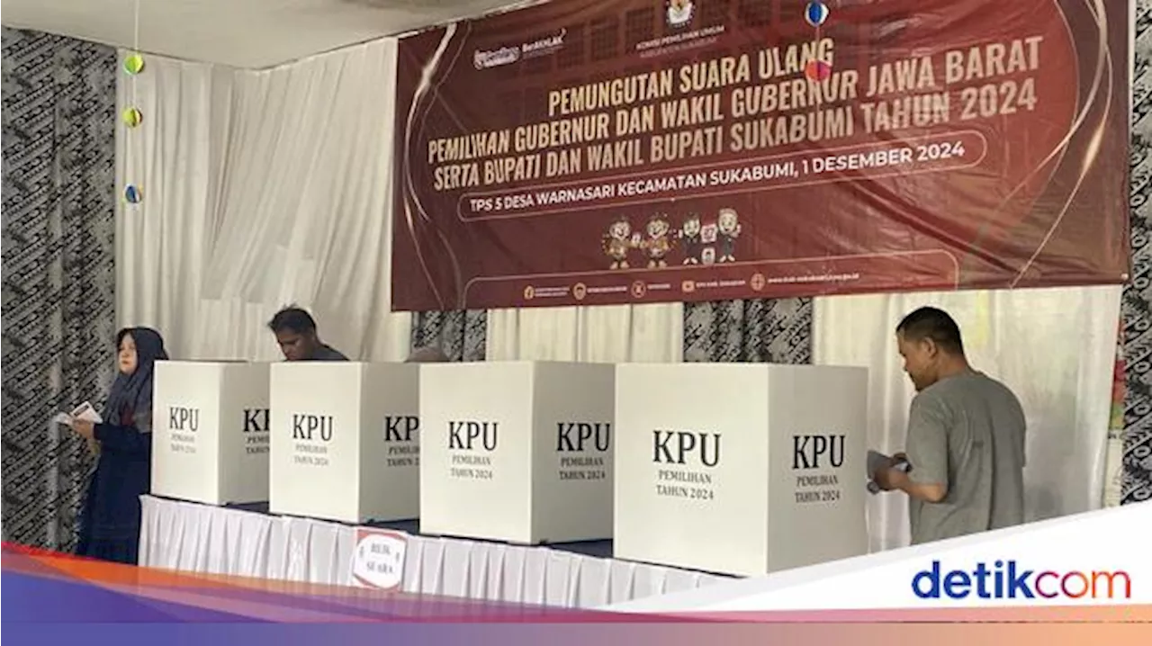 TPS di Sukabumi Gelar PSU Gegara Satu Warga Nyoblos Dua Kali