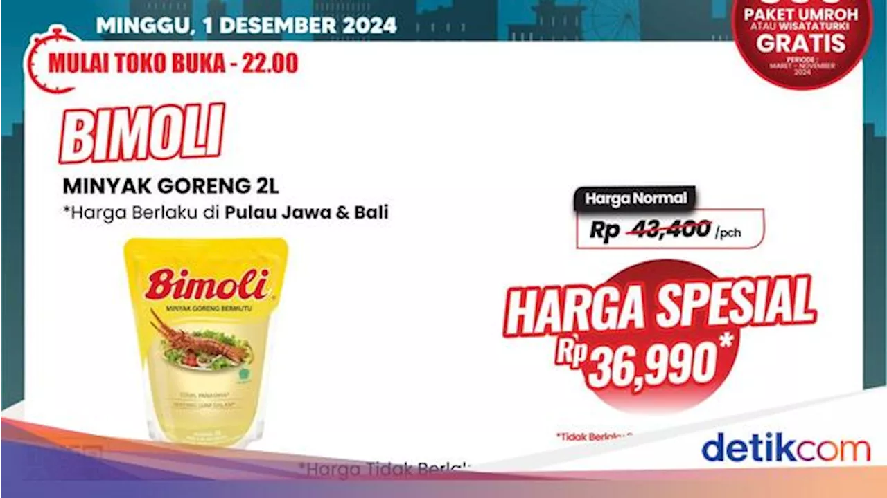 Banting Harga! Minyak Goreng Murah Banget di Transmart Full Day Sale