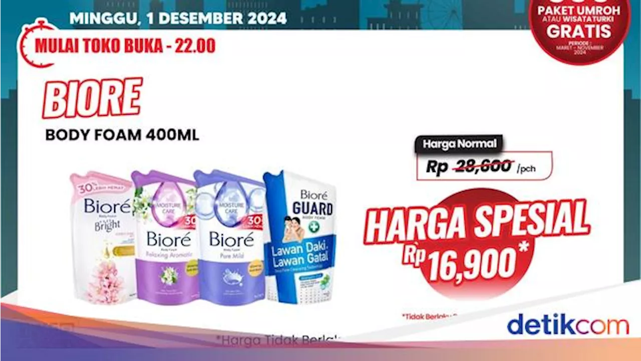 Sabun-Sampo Lebih Murah di Transmart Full Day Sale, Cus!