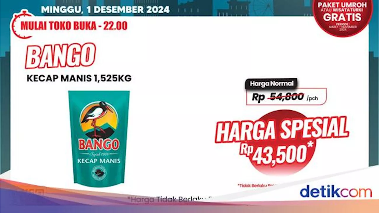 Transmart Full Day Sale! Beli Kecap Manis Harganya Miring Banget