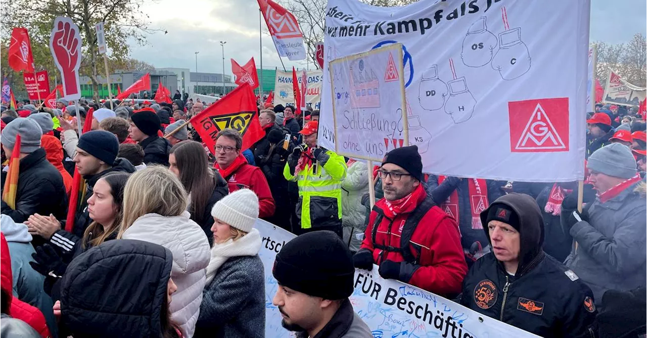 Am Montag finden in allen VW-Werken Warnstreiks statt