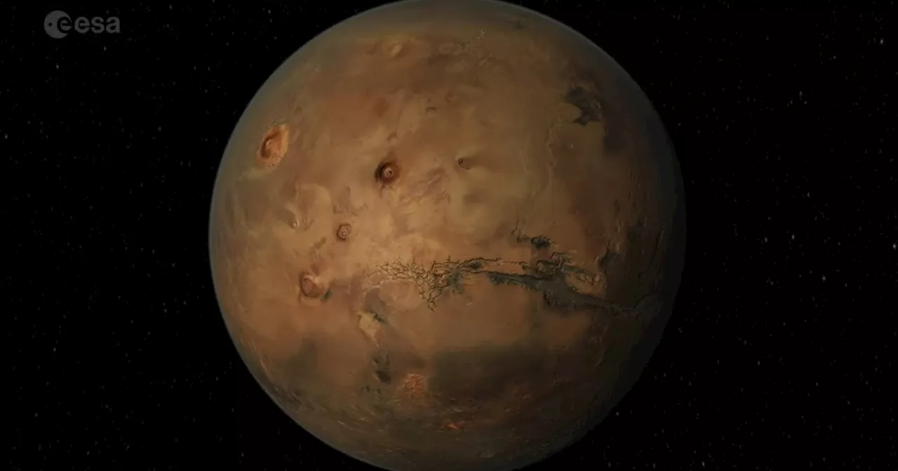 Take a flight over Mars’ Ares Vallis in a new video from Mars Express