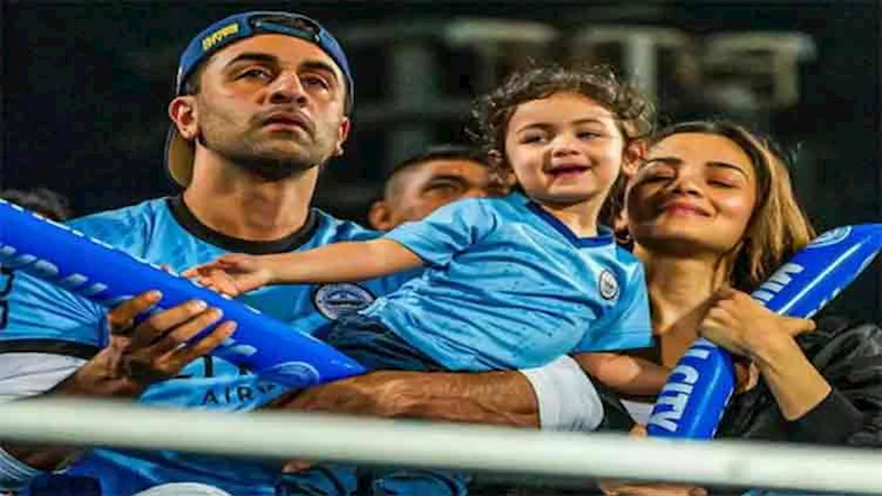 Daughter of Ranbir and Alia captures everybody's attention in football match