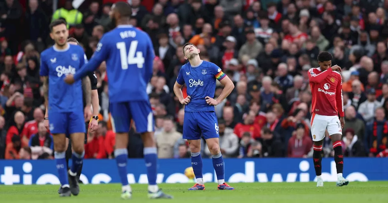 Everton player ratings as one gets 3/10 and others shocking in Man Utd disgrace