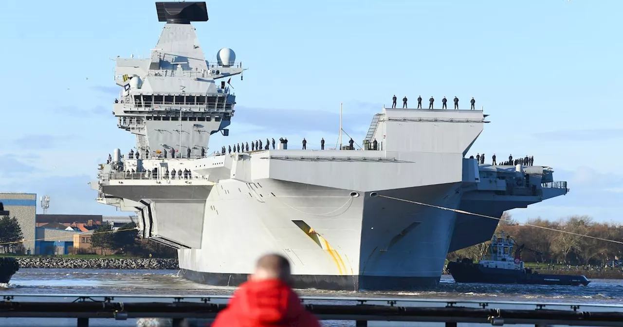 HMS Prince of Wales Arrives in Liverpool Early, Plans Unveiled for Public Tours