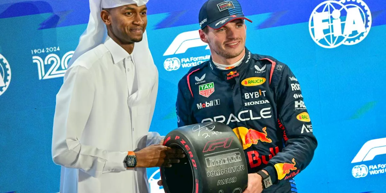 Verstappen celebra su cuarto título mundial con la pole del GP de Catar