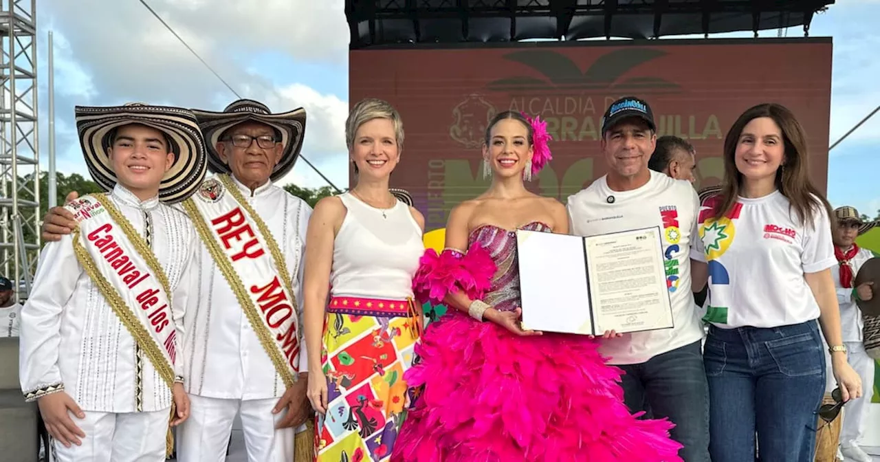 Tatiana recibió el decreto como Reina del Carnaval de Barranquilla 2025