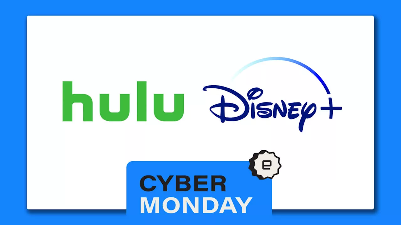 Cyber Monday streaming deals include the Hulu and Disney+ bundle for $36 for one year