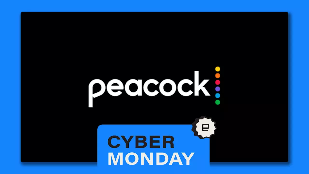 Peacock Cyber Monday streaming deal grants you a one-year subscription for only $20