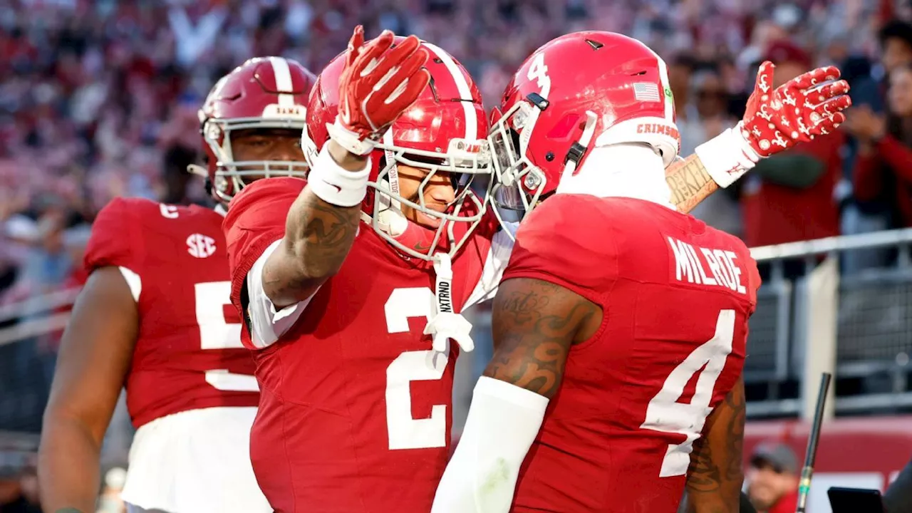 Jalen Milroe lights up Iron Bowl, keeps Alabama alive for CFP