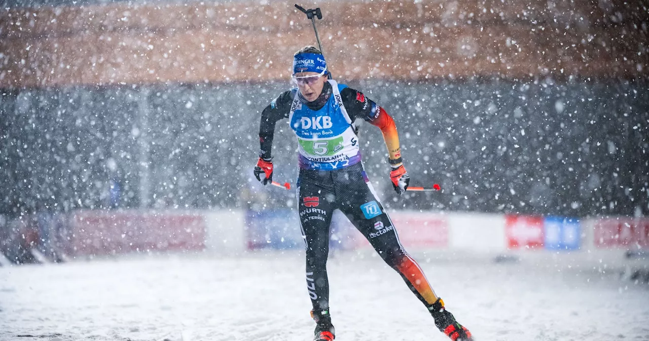 Infekt bremst Franziska Preuß: DSV-Staffel muss beim Biathlon-Auftakt in Kontiolahti umstellen - Preuß erneut erkrankt