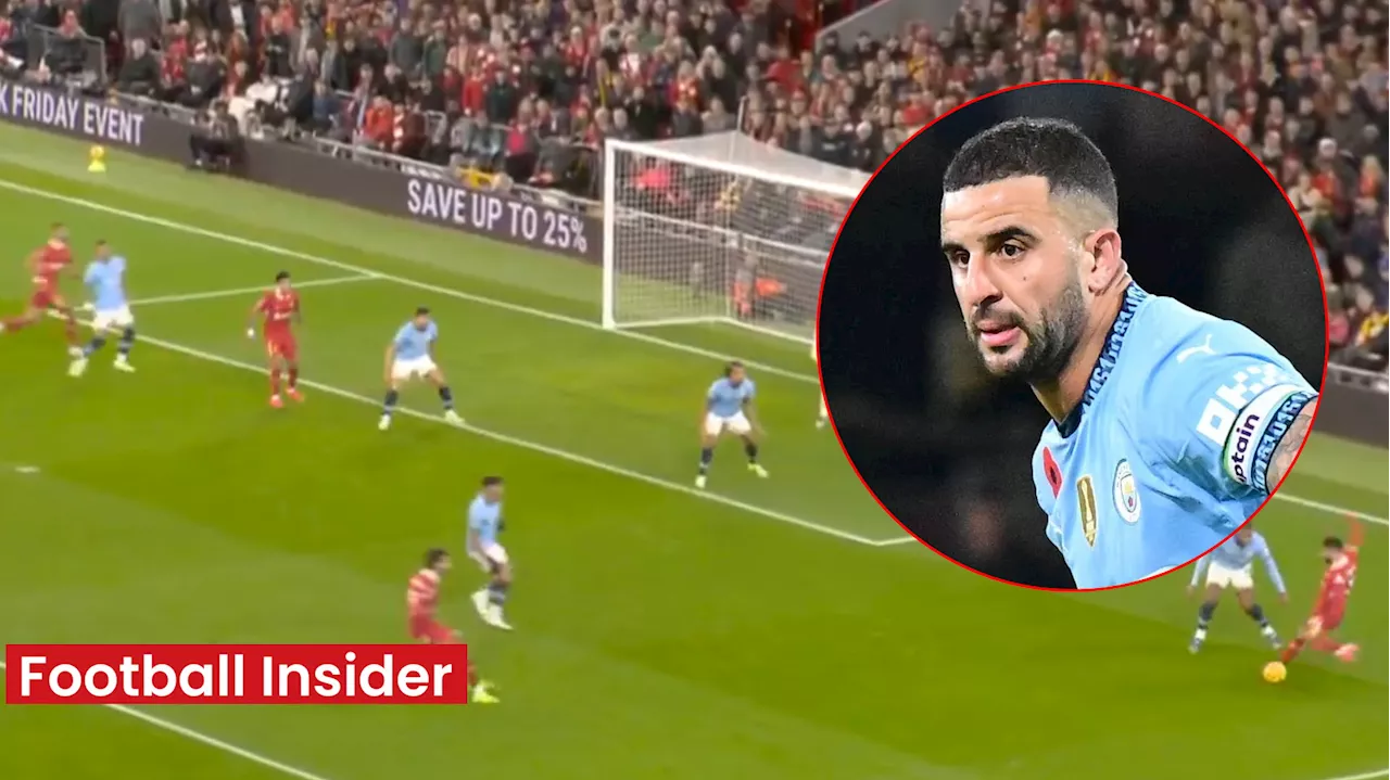 Man City fans: Kyle Walker told to ‘retire’ after what he did v Liverpool