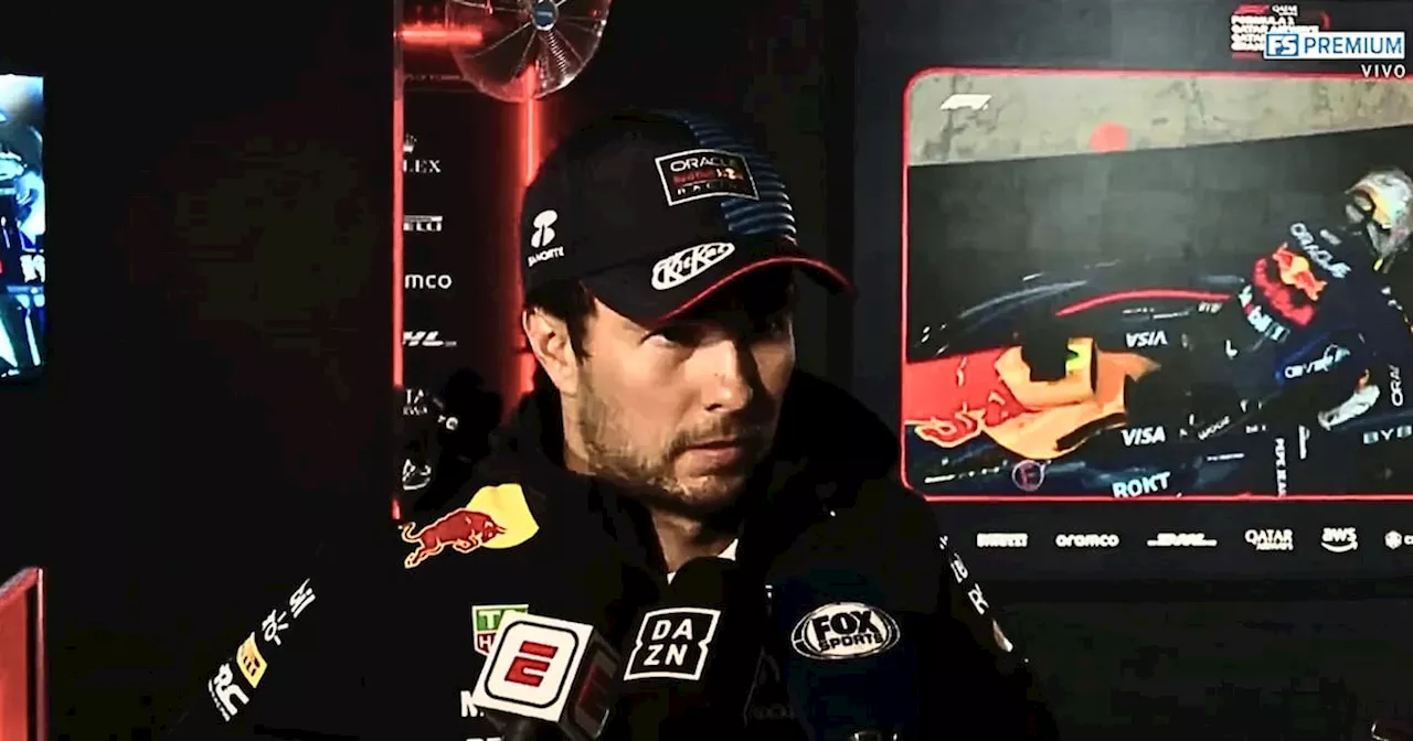 ‘Perdí el motor’: Checo Pérez explicó por qué abandonó el Gran Premio de Qatar (VIDEO)