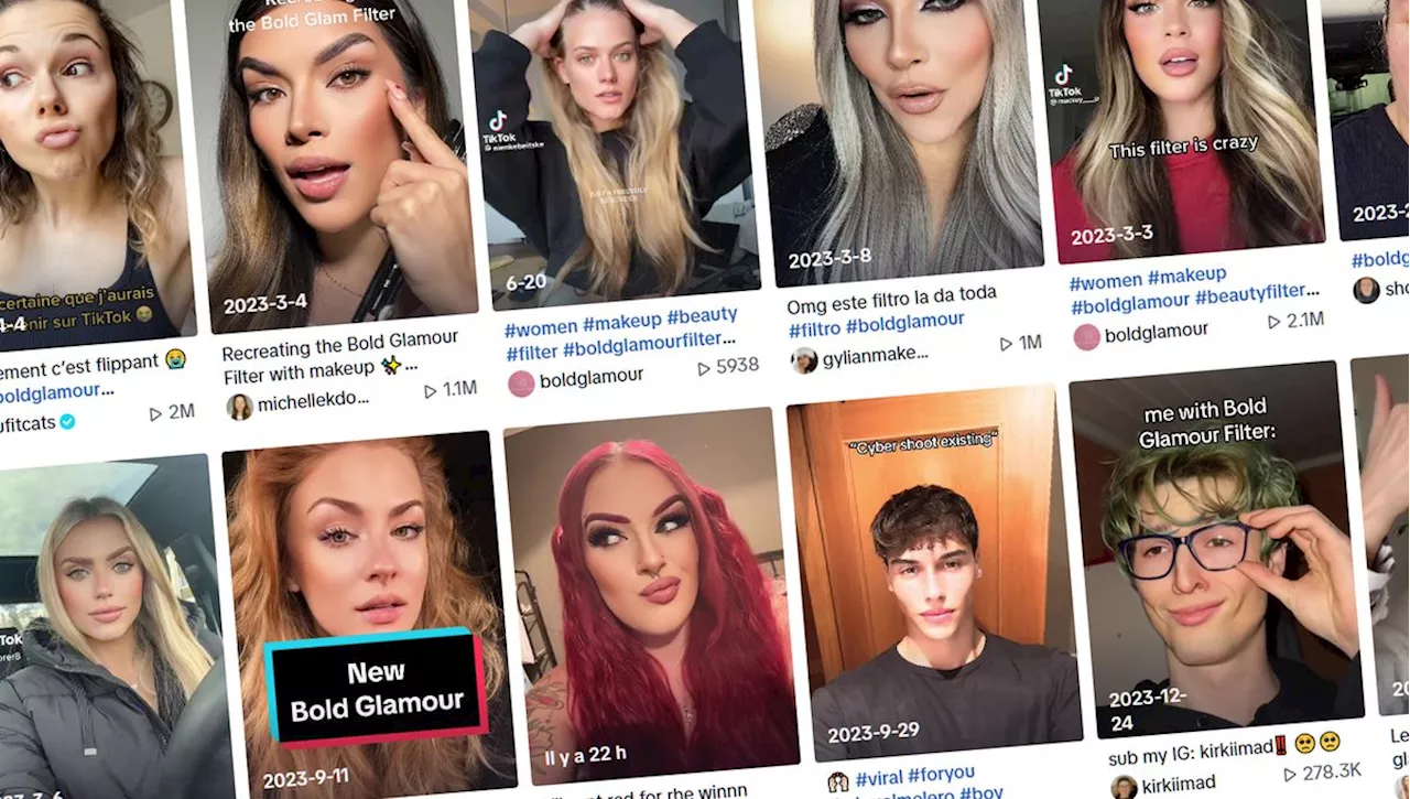 TikTok veut interdire aux mineurs d'utiliser les filtres de beauté