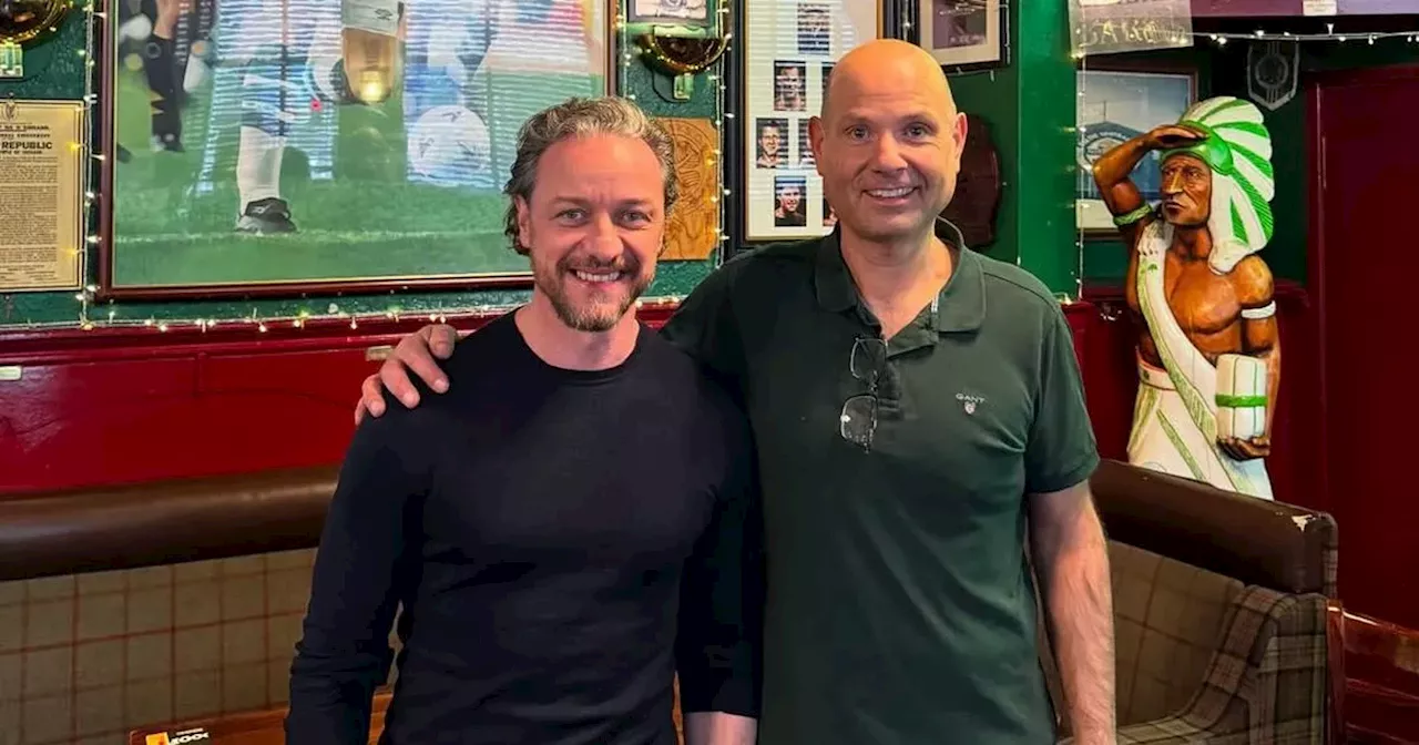 James McAvoy Spotted at Glasgow Pub During Filming of 'California Schemin’'