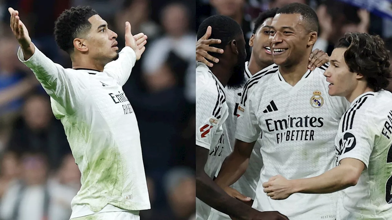 Real Madrid player ratings vs Getafe: Jude Bellingham and Kylian Mbappe bounce back from awful Anfield displays to close the gap on faltering La Liga leaders Barcelona