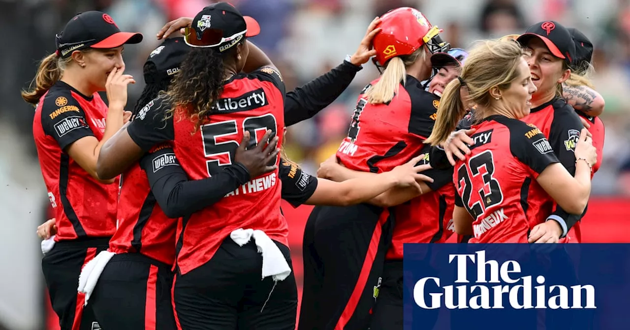 Melbourne Renegades WBBL title win inspired by stroke survivor Josie Dooley